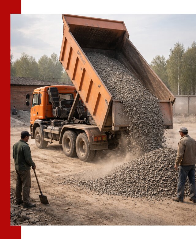 Доставка самосвалом 20 м3 в Гулькевичах быстро и надежно