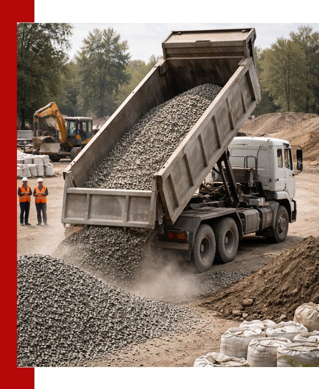 Аренда самосвала в Гулькевичах для доставки сыпучих и нерудных материалов