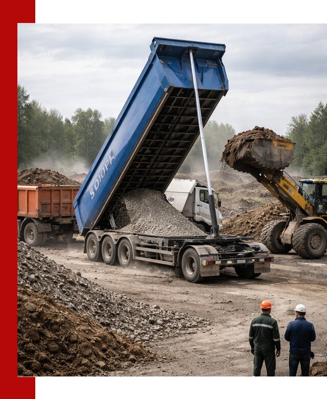 Аренда тонар 40 тонн в Гулькевичах с доставкой материалов