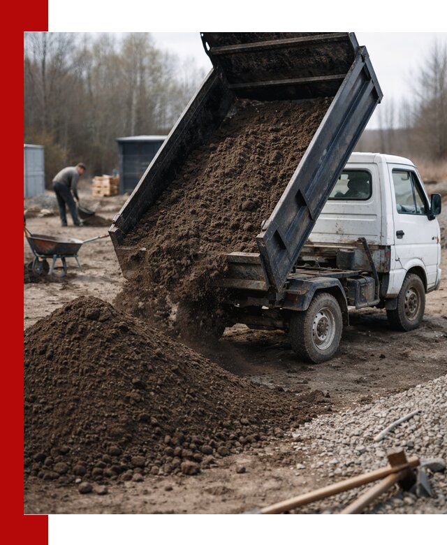 Аренда минисамосвала в Гулькевичах для доставки сыпучих материалов