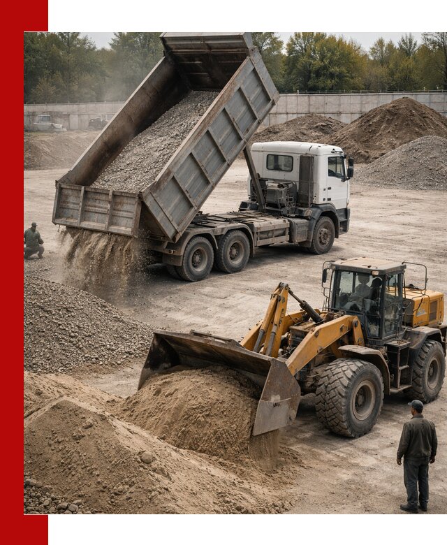 Перевозка сыпучих грузов самосвалами и бортовыми в Гулькевичах