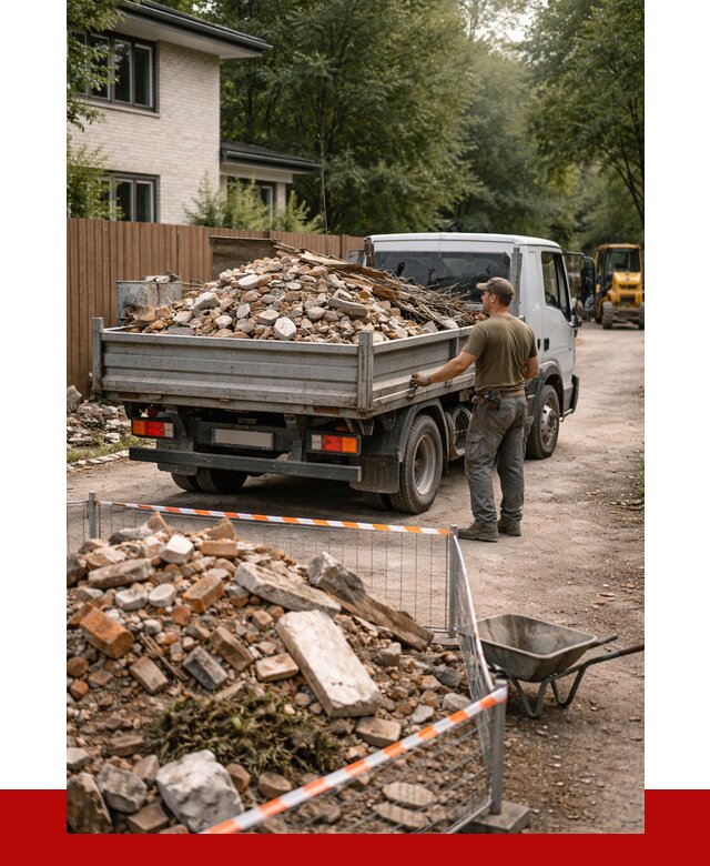 Вывоз строительного мусора с погрузкой в Гулькевичах от 7781 р | ПРОНЕРУДГль