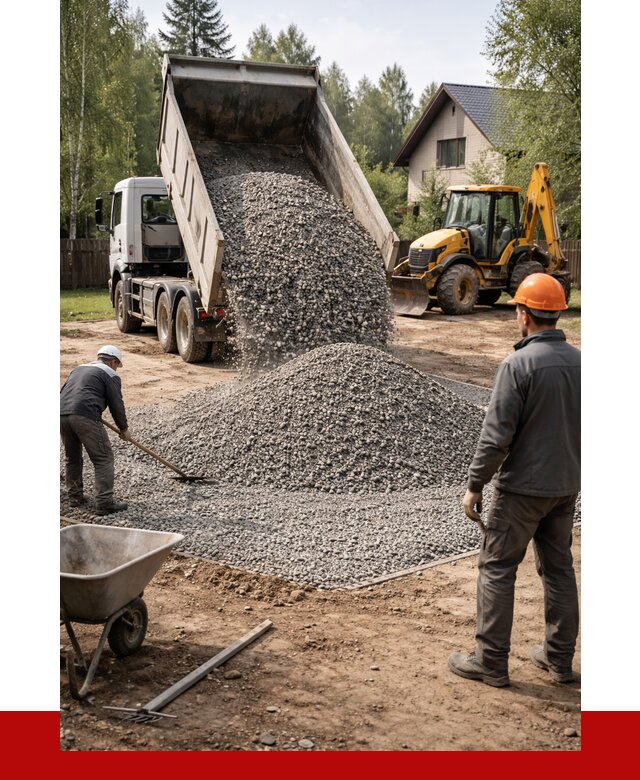 Отсыпка участка щебнем в Гулькевичах от 6743 р. ПРОНЕРУДГль