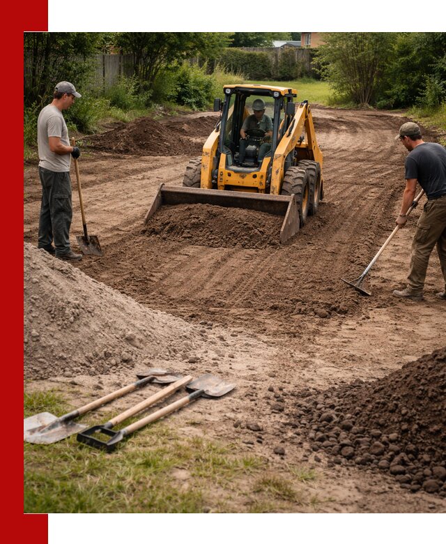 Планировка участка грунтом с вывозом и доставкой в Гулькевичах