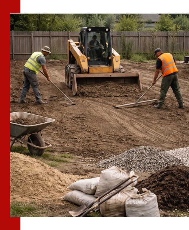 Выравнивание участка под строительство и благоустройство в Гулькевичах