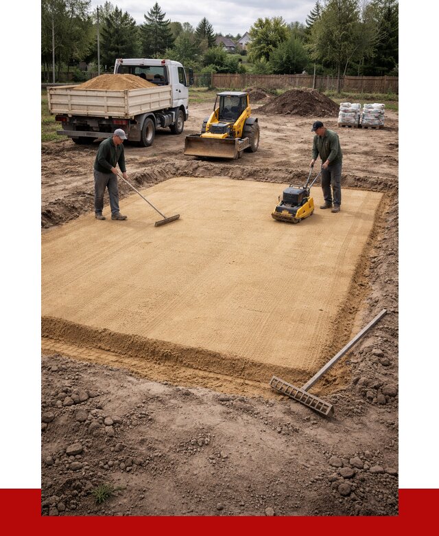 Устройство песчаной подушки в Гулькевичах от 4668 р. ПРОНЕРУДГль