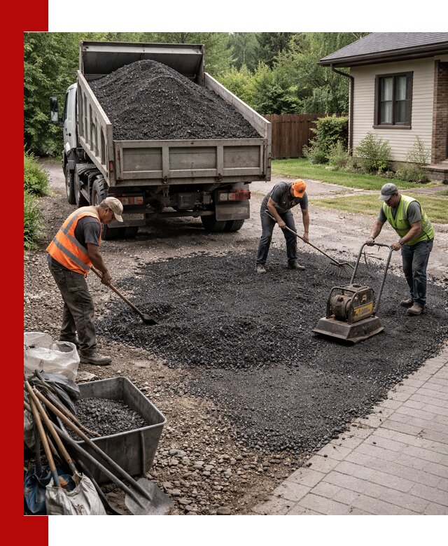 Асфальтовая крошка для двора с доставкой в Гулькевичах